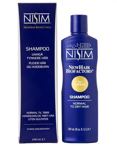 Nisim sjampo normal/tørr hodebunn 240 ml