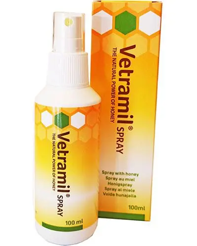 Vetramil spray med honning til dyr 100 ml