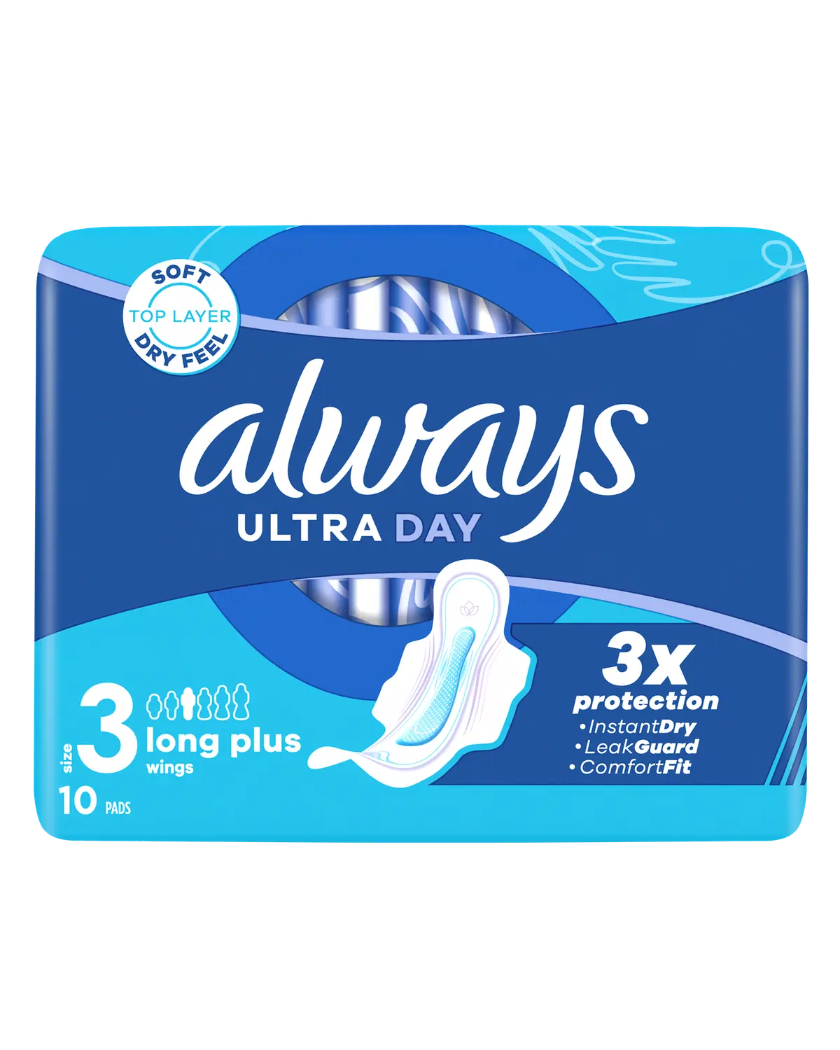 Always Ultra Night 3 med vinger 10 stk