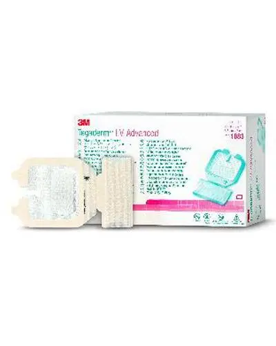 3M Tegaderm Advanced IV-bandasje pvk 6,5x7cm 100 stk