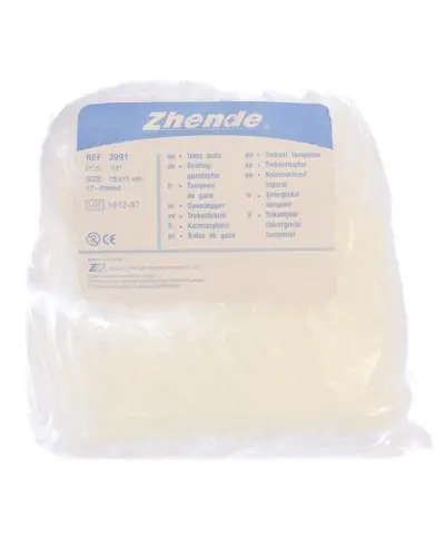 Onemed trekanttupfer gas usteril 15x15cm 100 stk