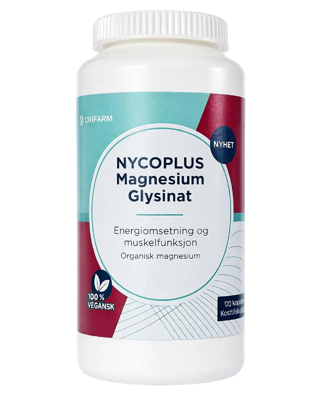 Nycoplus Magnesium glysinat kapsler 120 stk