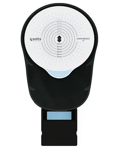 Confidence Be Large Wafer endelt tømbar stomipose midi 13 til 75 mm sort 30 stk