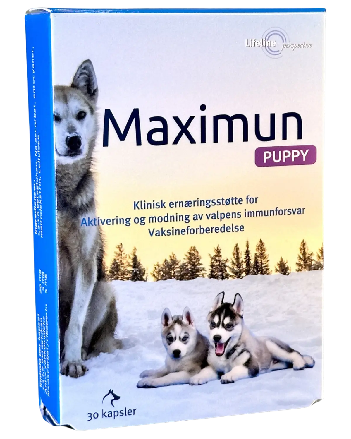 Maximun Puppy kapsler til hund 30 stk