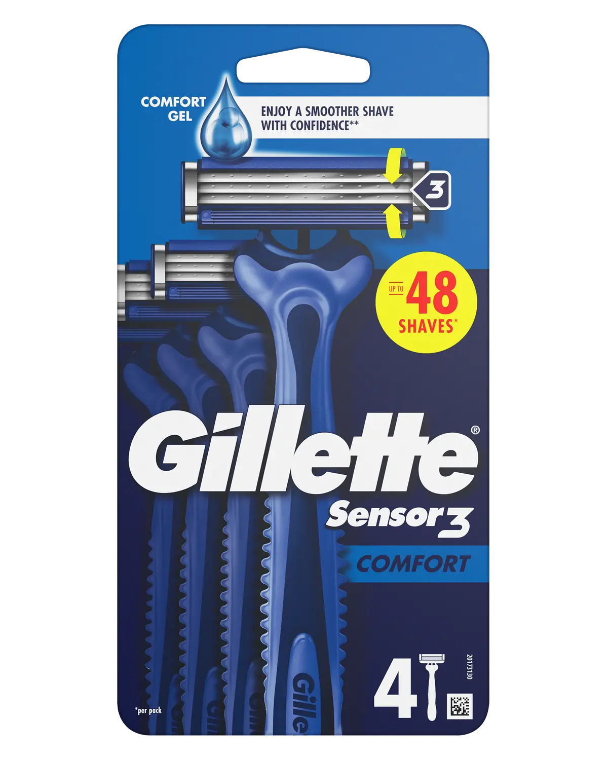 Gillette Sensor 3 engangshøvler 4 stk