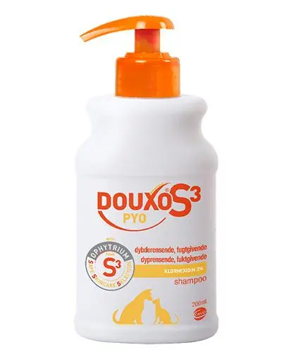 Douxo S3 Pyo sjampo til dyr 200 ml