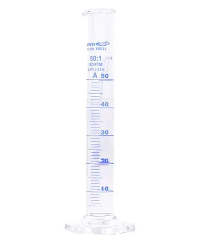 Målesylinder glass 50ml