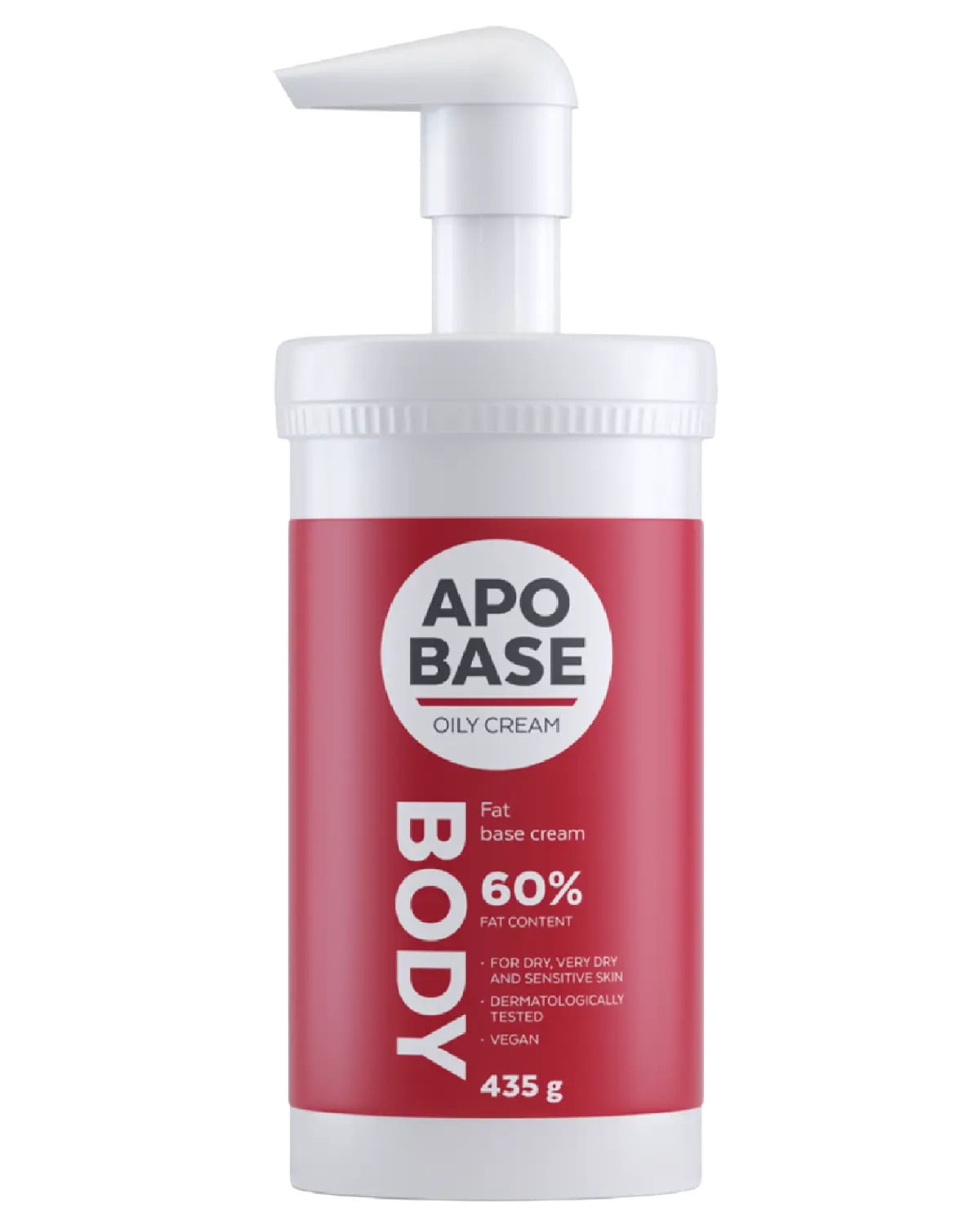 Apobase fet krem med pumpe 435 g