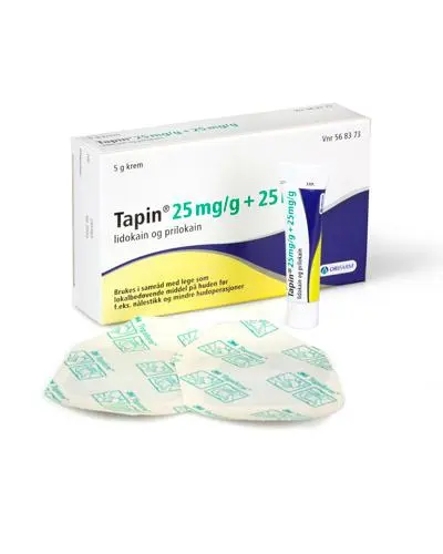 Tapin 25+25 mg/g krem 5 g