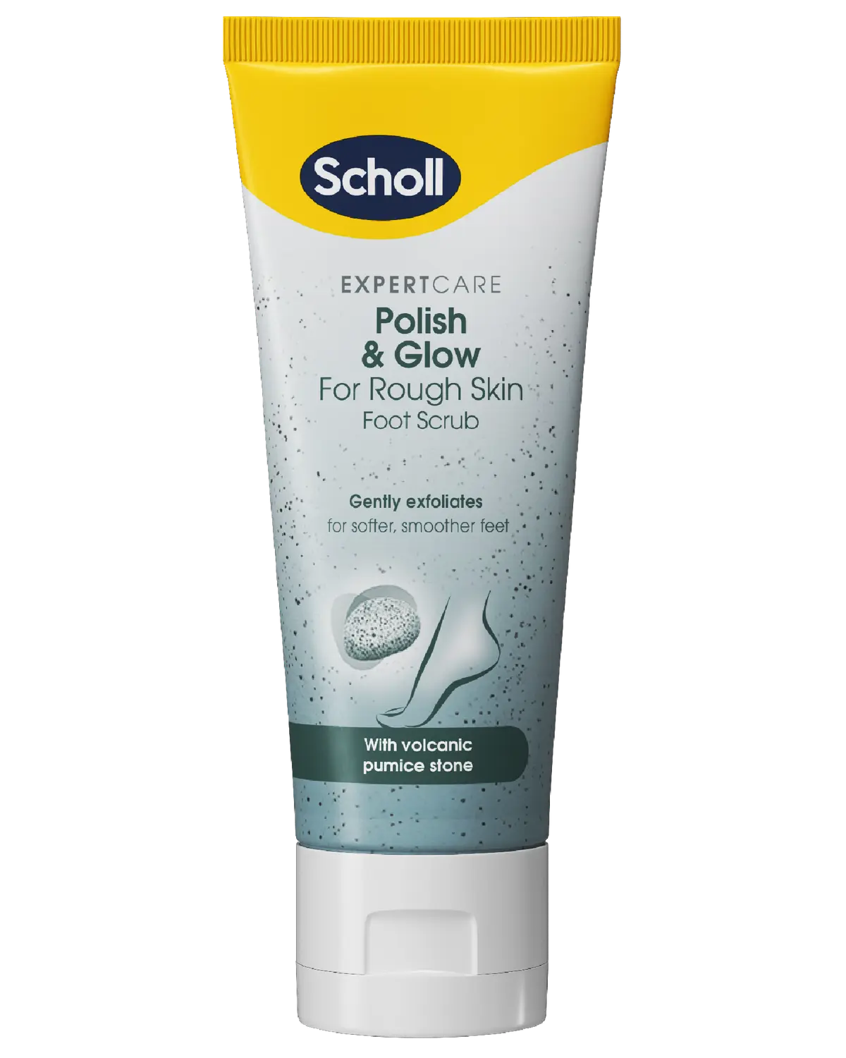Scholl Expert Care Polish & Glow fotskrubb 75 ml