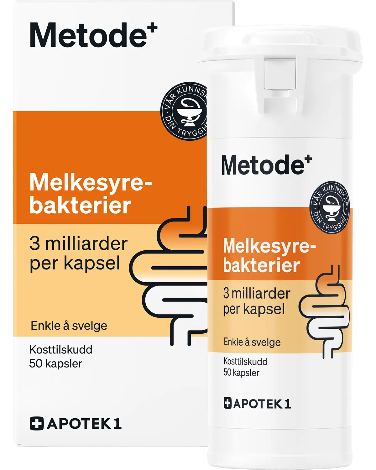 Metode Melkesyrebakterier kapsler 50 stk