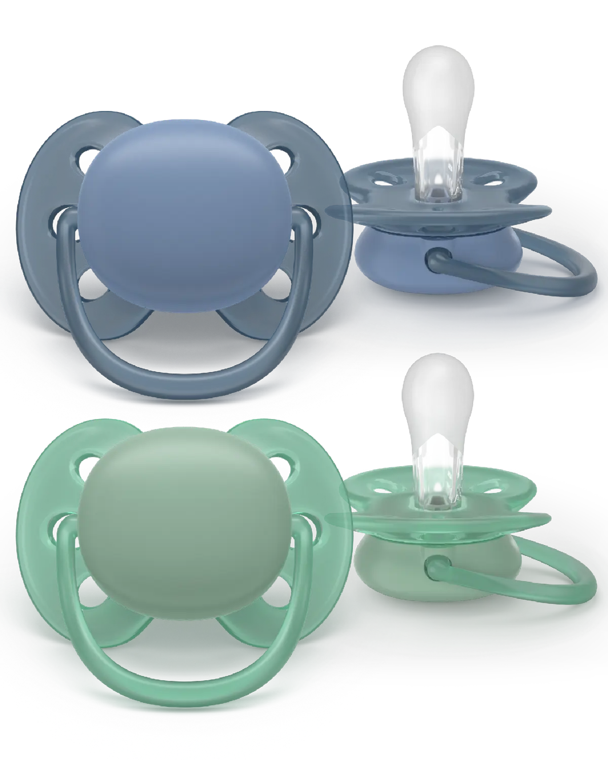 Philips Avent Ultra Soft smokk 6-18 måneder blå/grønn 2 stk