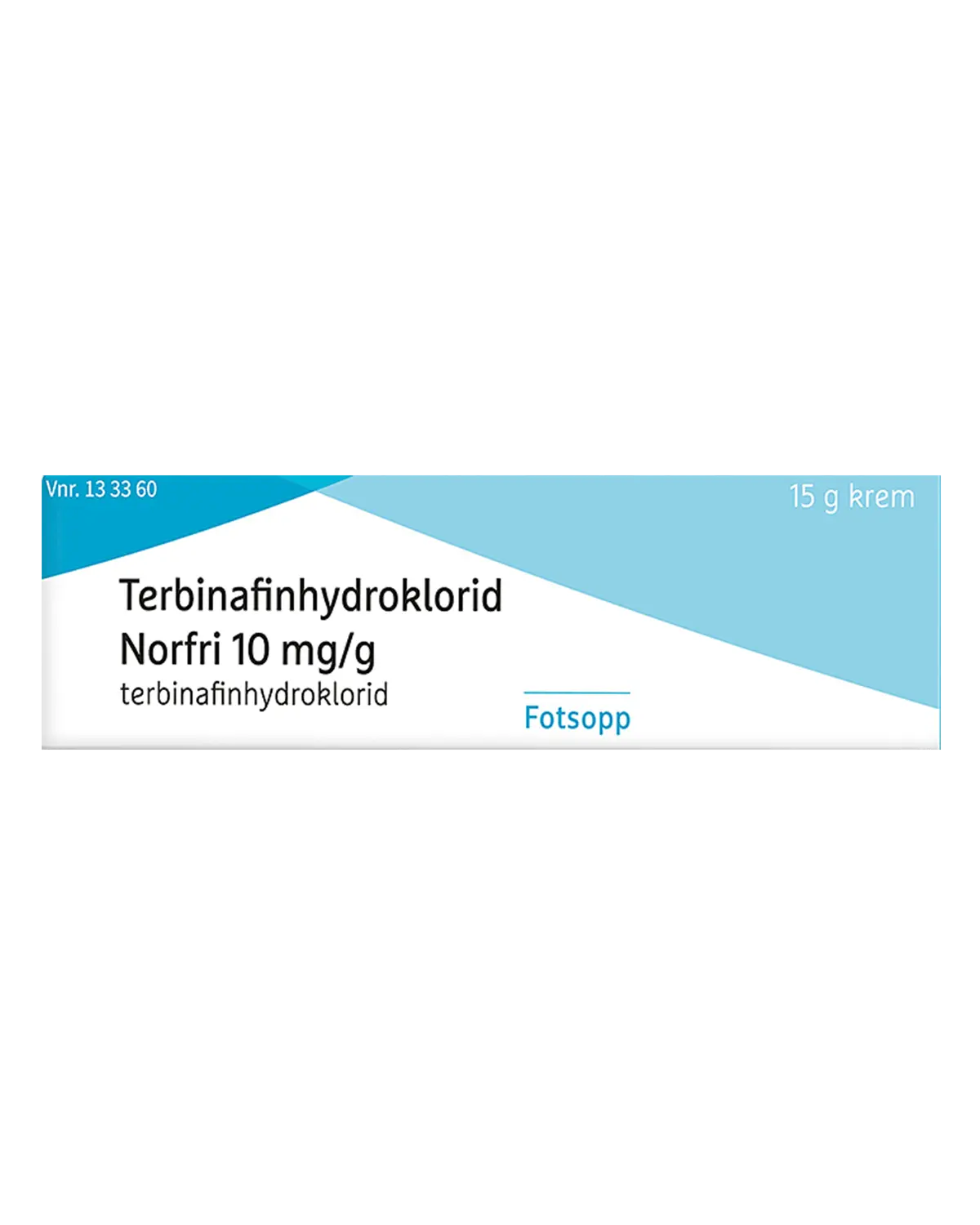 Terbinafinhydroklorid  10 mg/g krem