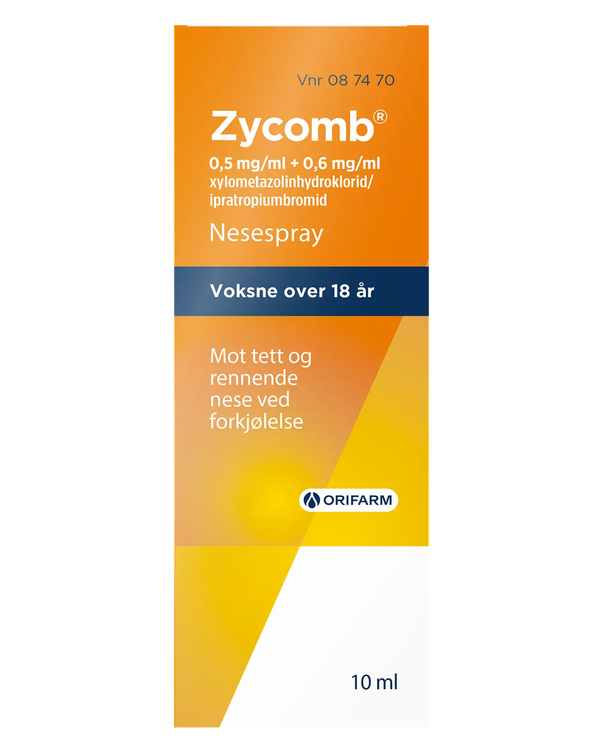 Zycomb 0,5 + 0,6 mg/ml nesespray 10 ml