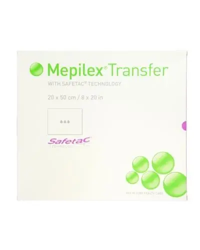 Mepilex Transfer bandasje 20 x 50 cm 4 stk