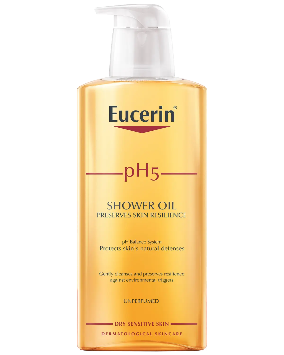 Eucerin pH5 dusjolje uten parfyme 400 ml