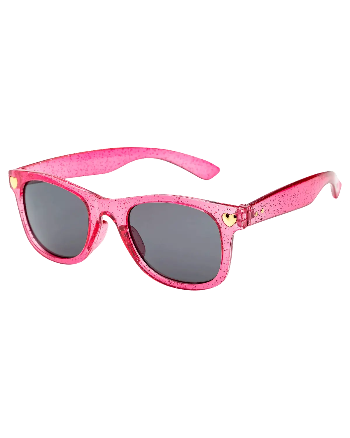Waye Kids solbrille 010 rosa glitter/smoke 1 stk