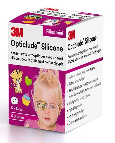 Silicone øyelapper jente mini 5x6cm