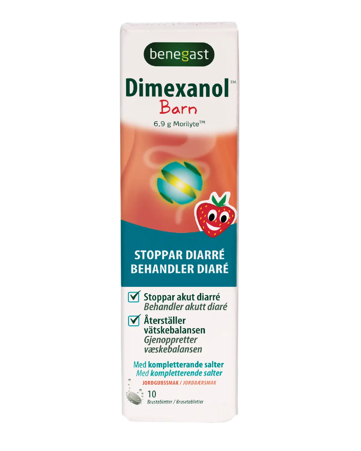 Benegast Dimexanol brusetabletter barn 10 stk