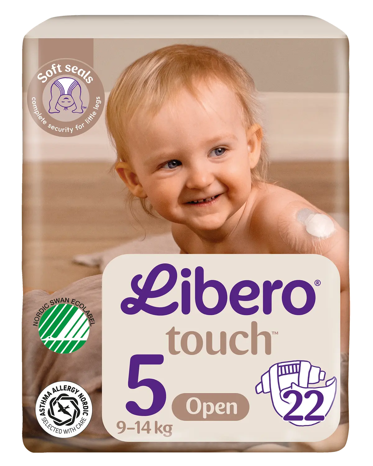 Touch 5 åpne bleier 10-14kg