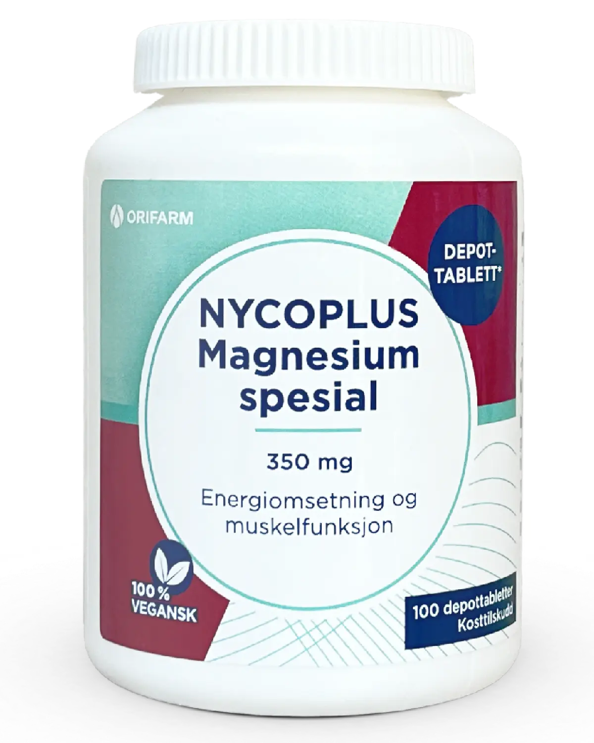 Nycoplus Magnesium spesial 350 mg depottabletter 100 stk