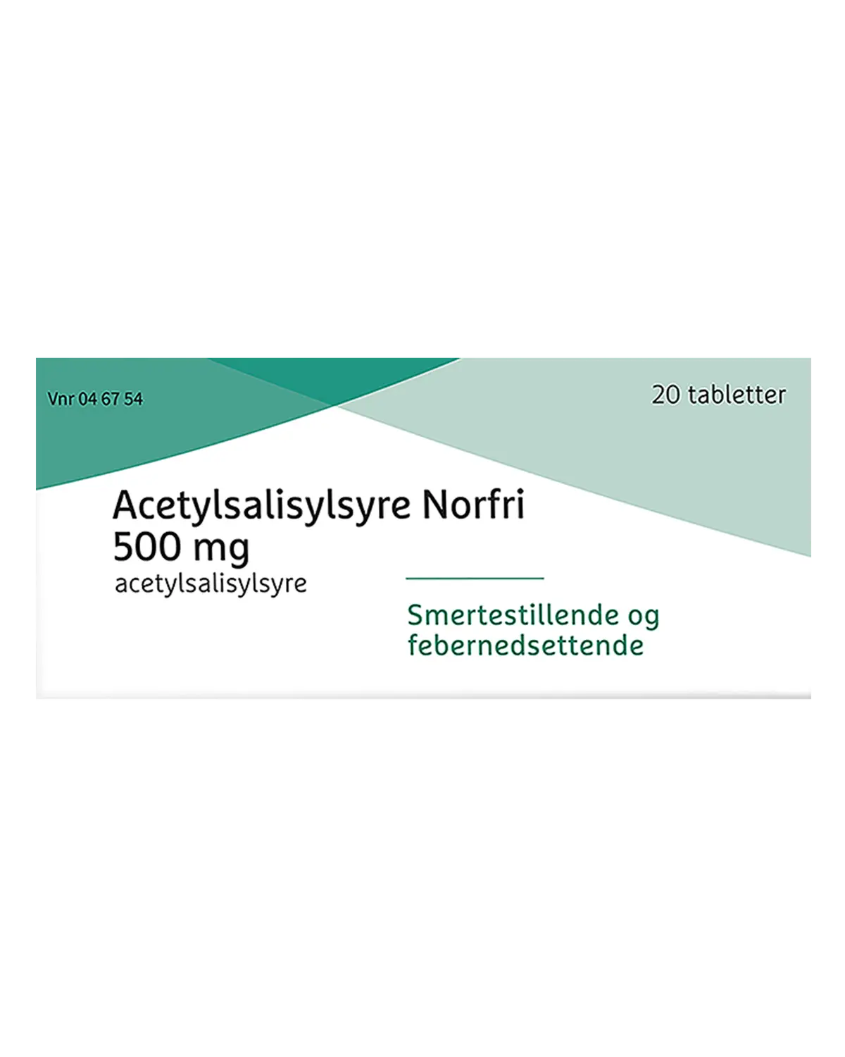 Acetylsalisylsyre  500 mg tabletter