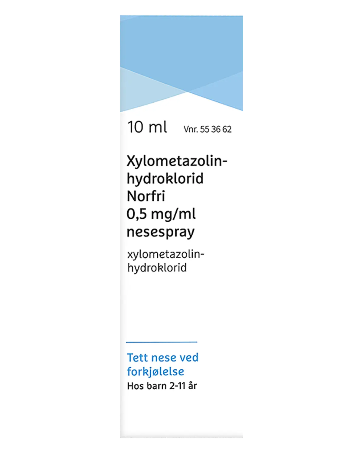 Xylometazolinhydroklorid  0,5 mg/ml nesespray