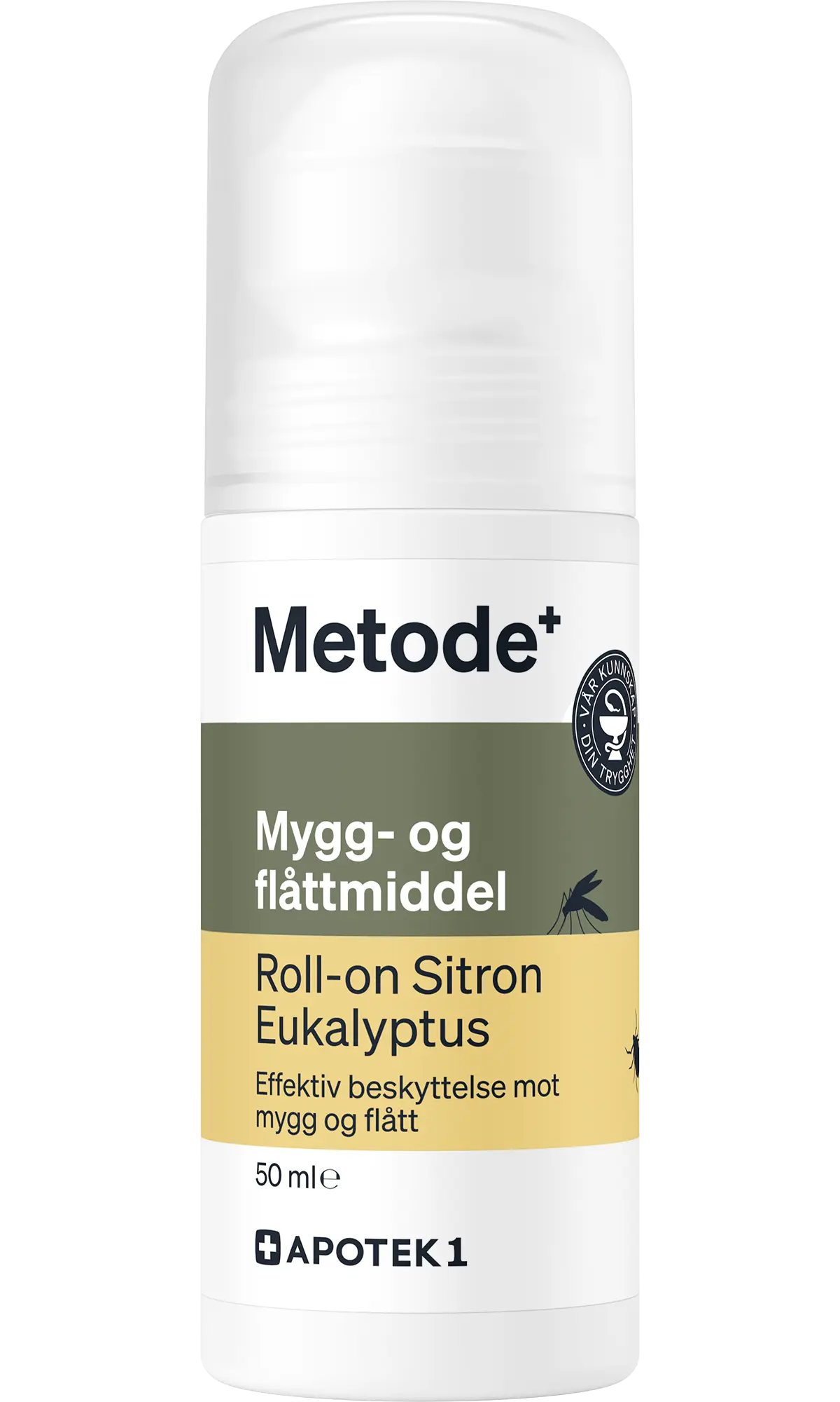 Metode mygg- og flåttmiddel roll-on sitron og eukalyptus 50 ml