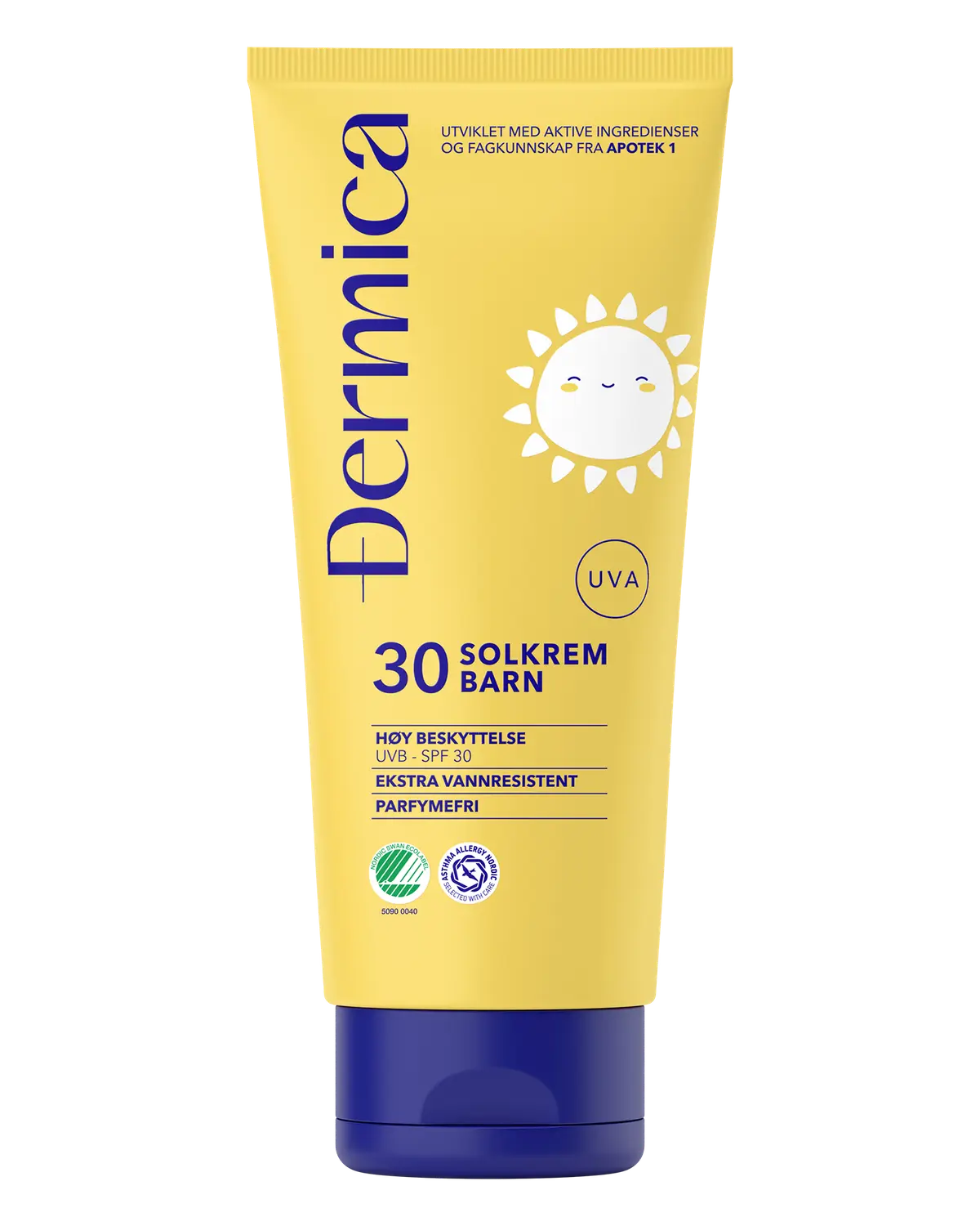 Dermica solkrem til barn SPF30 200 ml