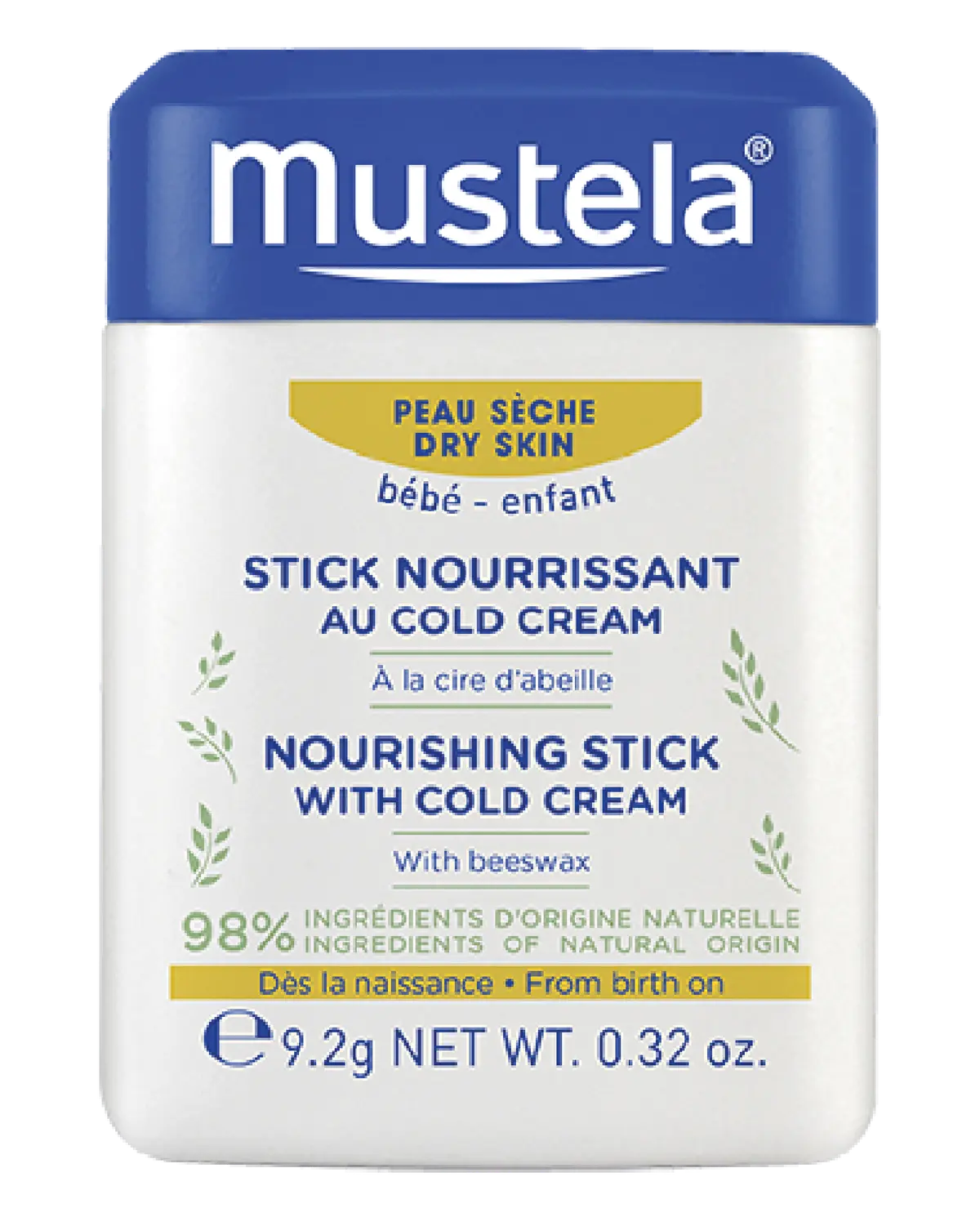 Mustela Nourishing kuldestift med koldkrem 10,1 ml