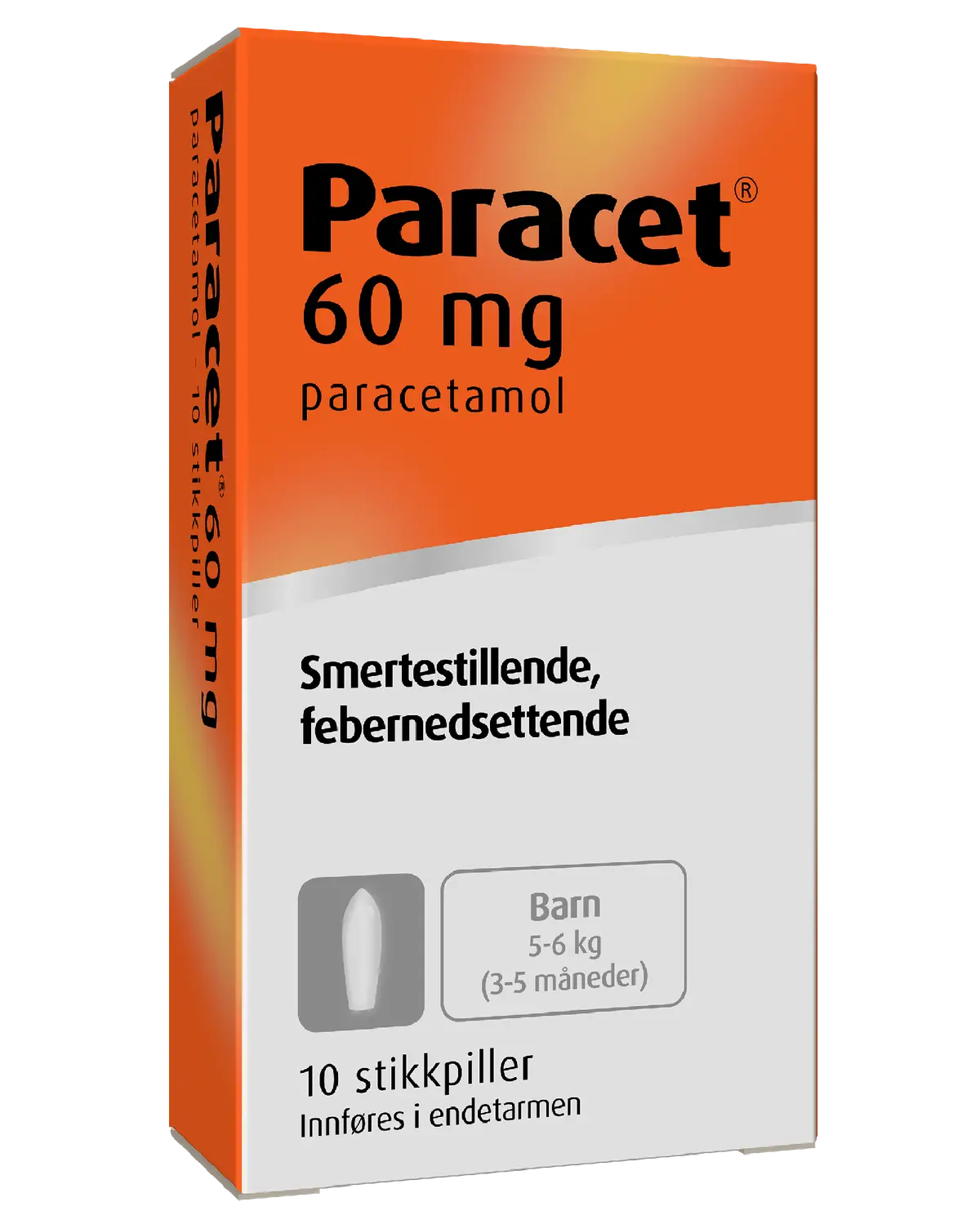 60 mg stikkpiller