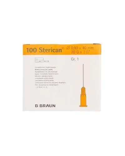 Sterican kanyle 20Gx1 1/2 (0,9x40mm) 100 stk