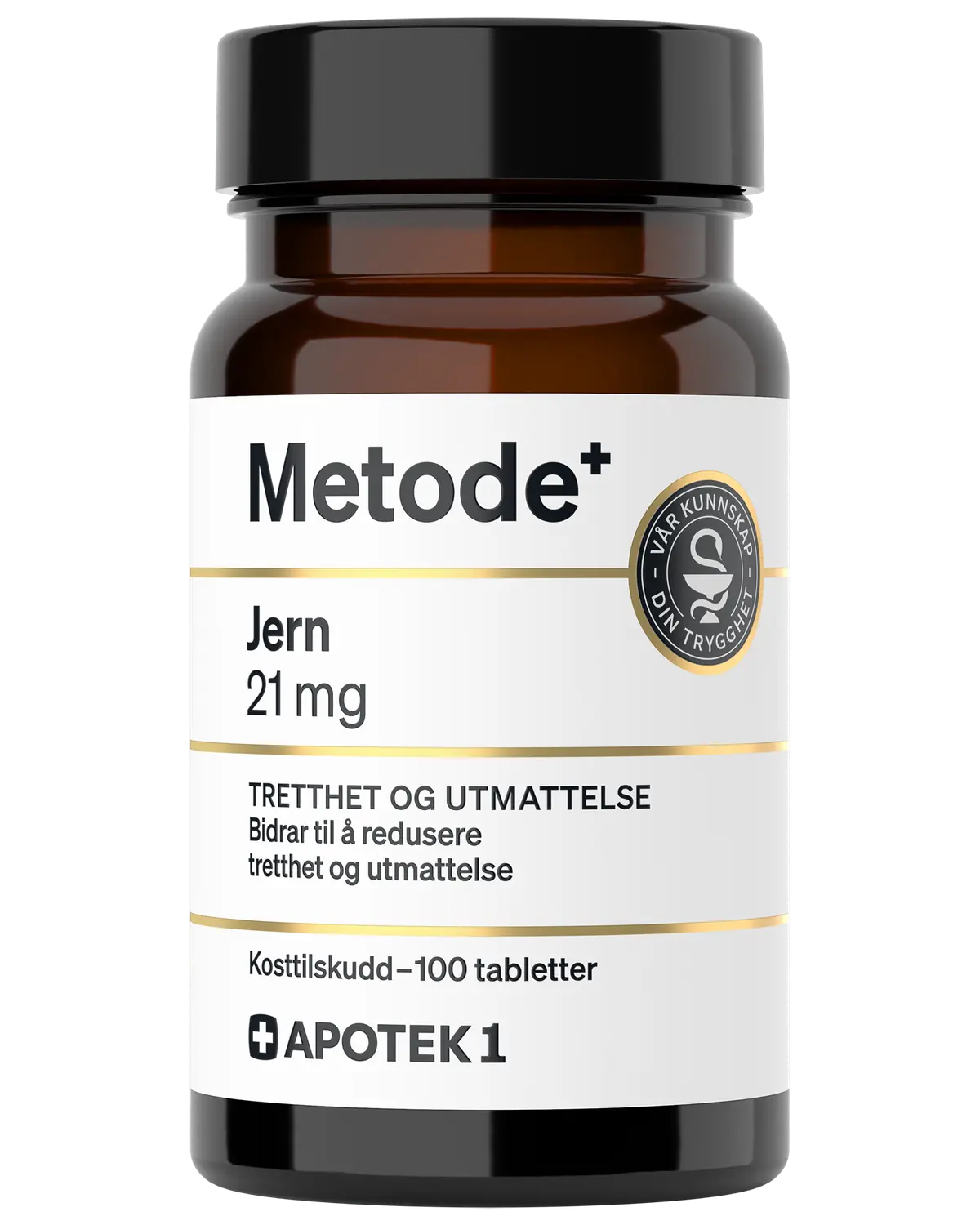 Metode Jern 21 mg tabletter 100 stk