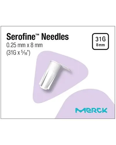 Serofine nål 31Gx5/16 0,25x8mm 100 stk