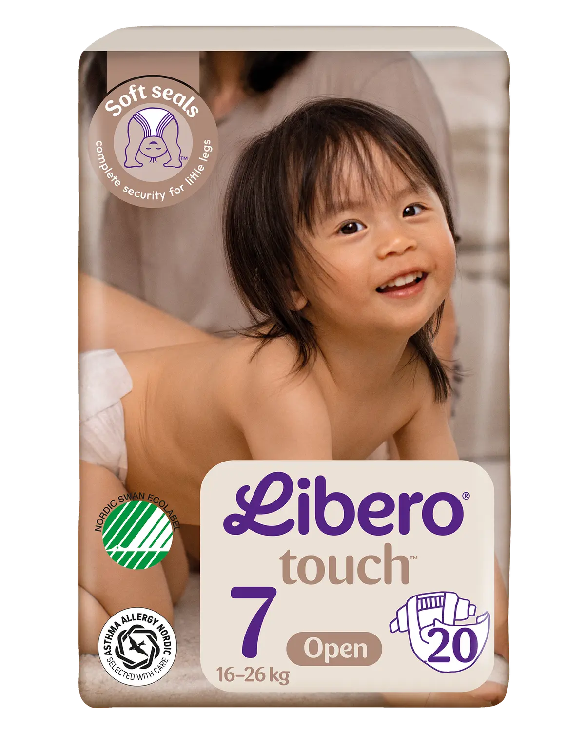 Touch 7 åpne bleier 16-26kg