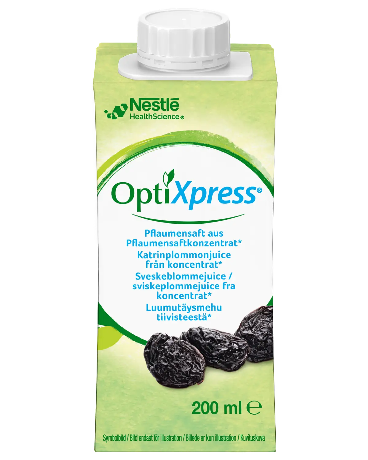 OptiXpress sviskejuice fra konsentrat 200 ml