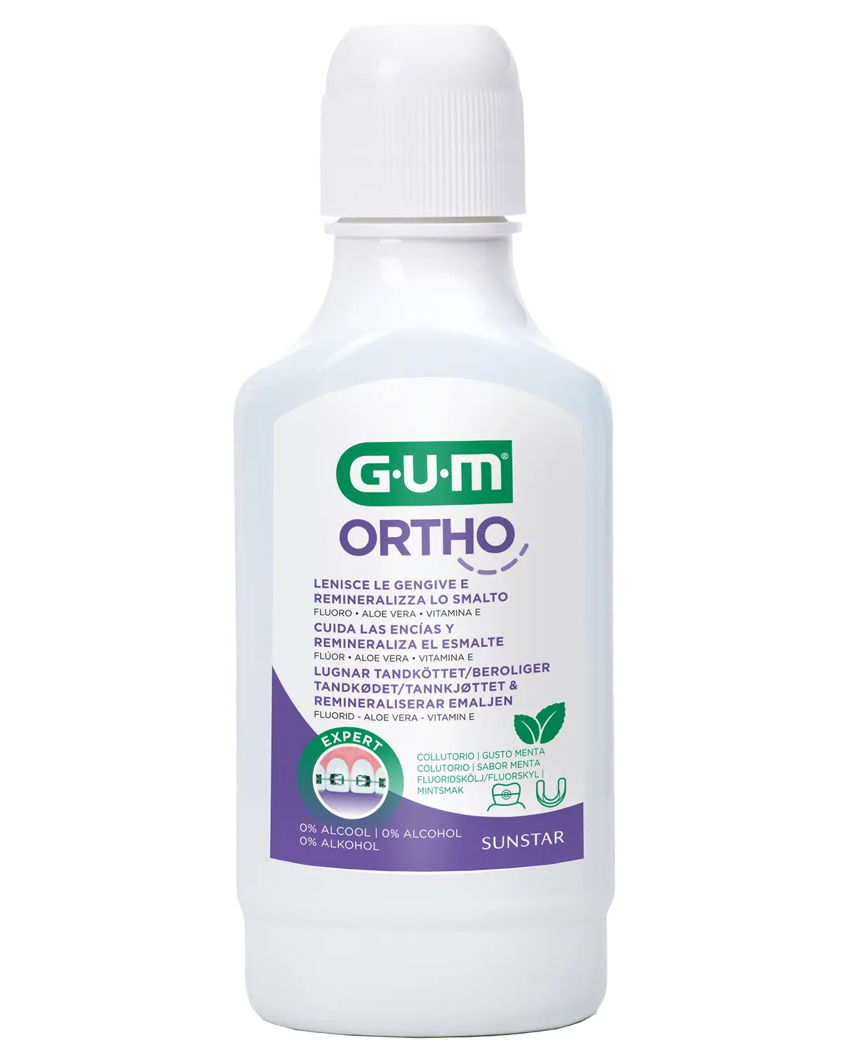 Gum Ortho fluorskyll for tannregulering 300 ml