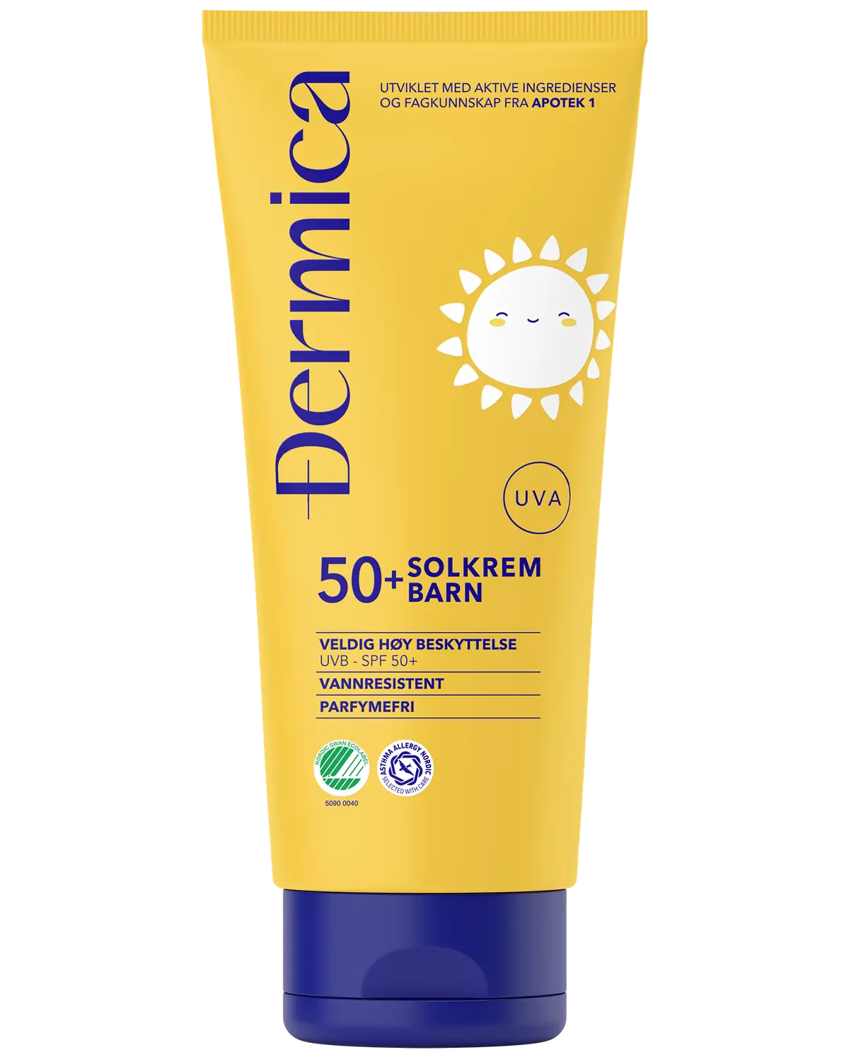 Dermica solkrem til barn SPF50+ 200 ml