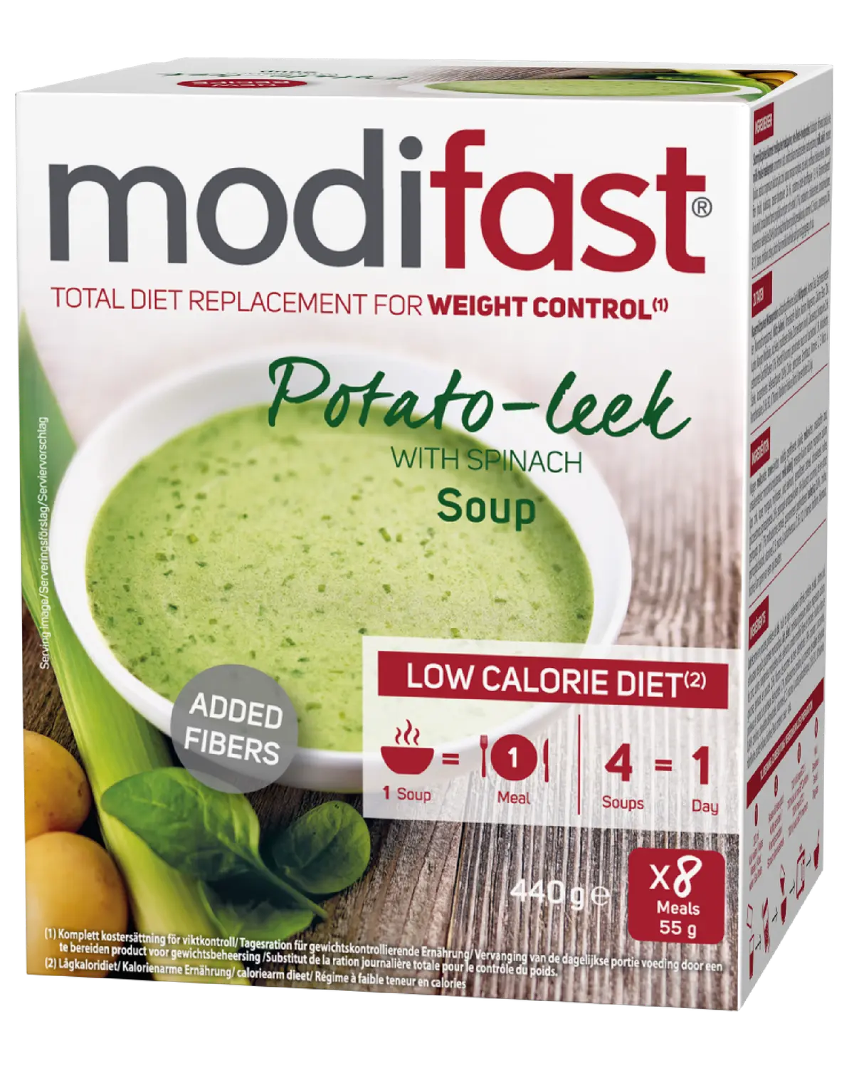 Modifast LCD potet- og purresuppe 8x55 g