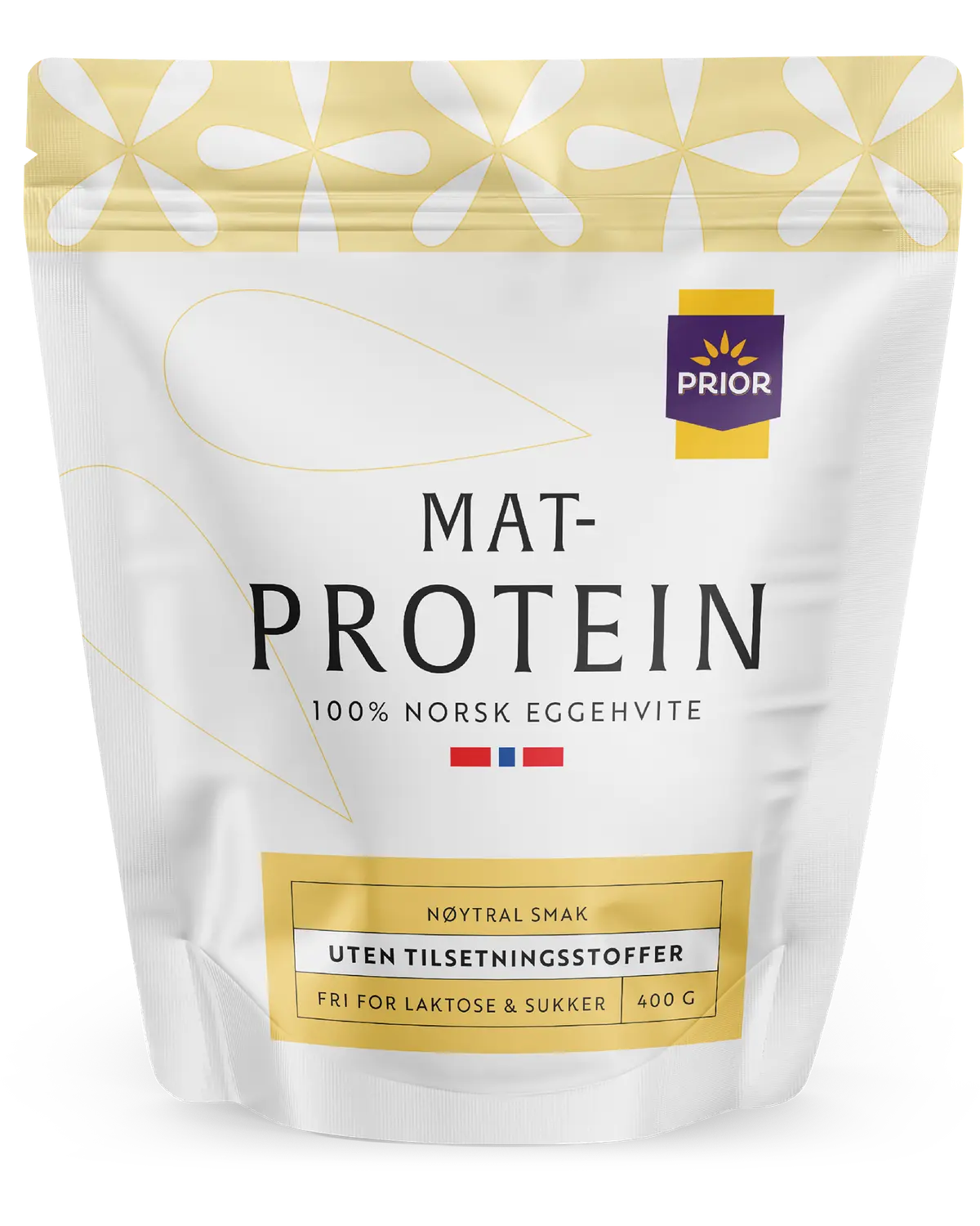 Prior Matprotein pulver, naturell 400 g