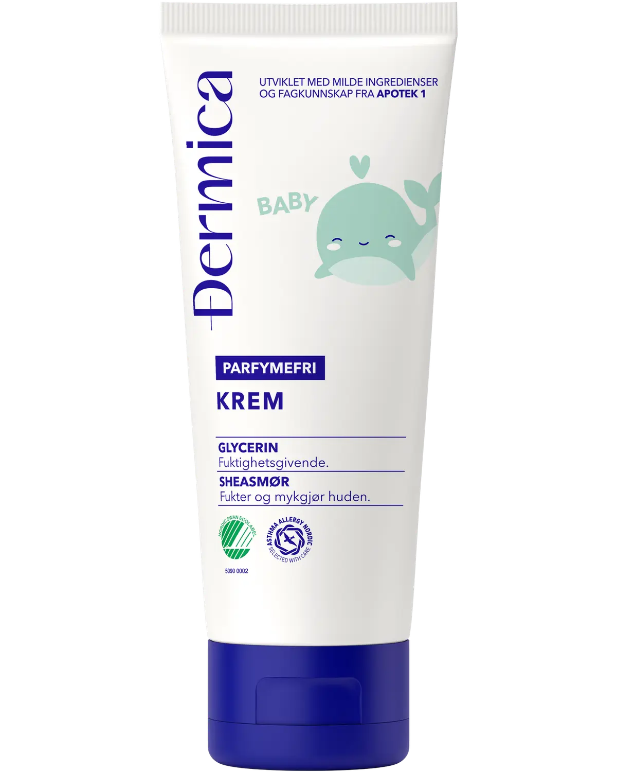 Dermica Baby krem uten parfyme 100 ml