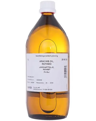 Arachis oil refined / jordnøttolje raffinert 1 L