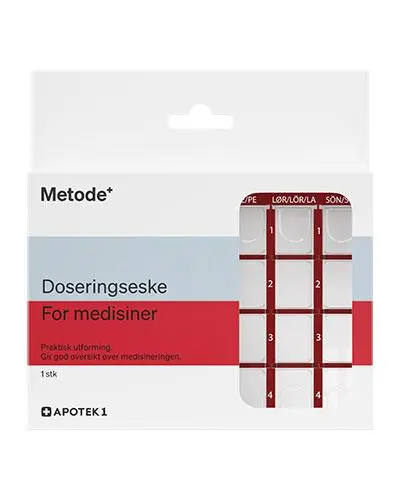 doseringseske rød