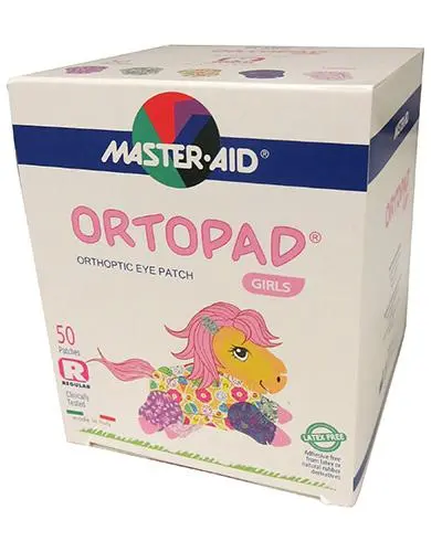 Masteraid Ortopad øyeplaster jenter regular/large 50 stk