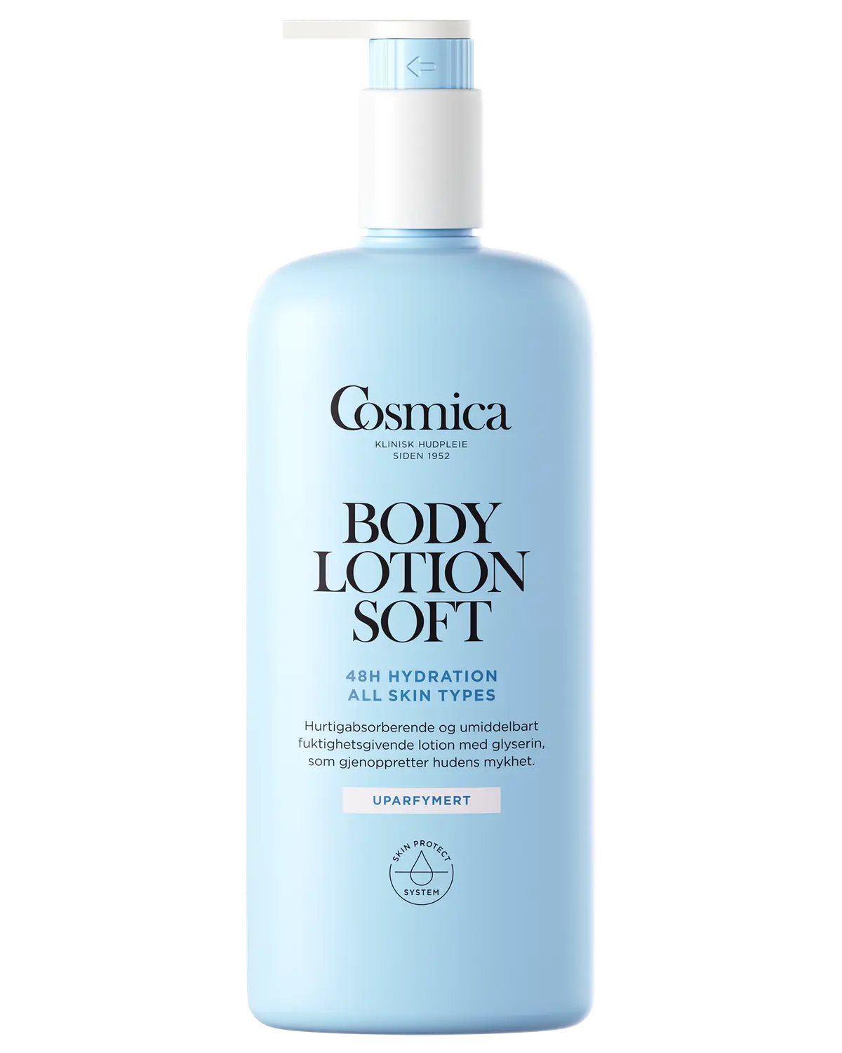 Cosmica Body Lotion Soft kroppslotion uten parfyme 400 ml
