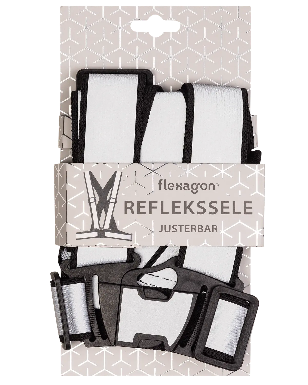 Flexagon reflekssele svart 1 stk