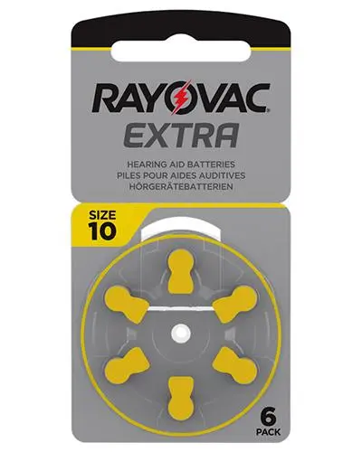 Extra Advanced act 10 høreapparatbatteri