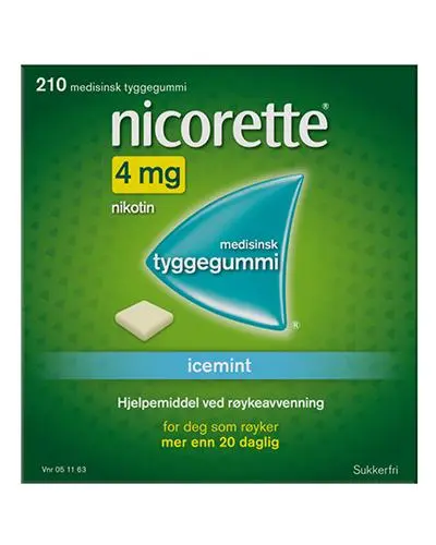 4mg tyggegummi icemint