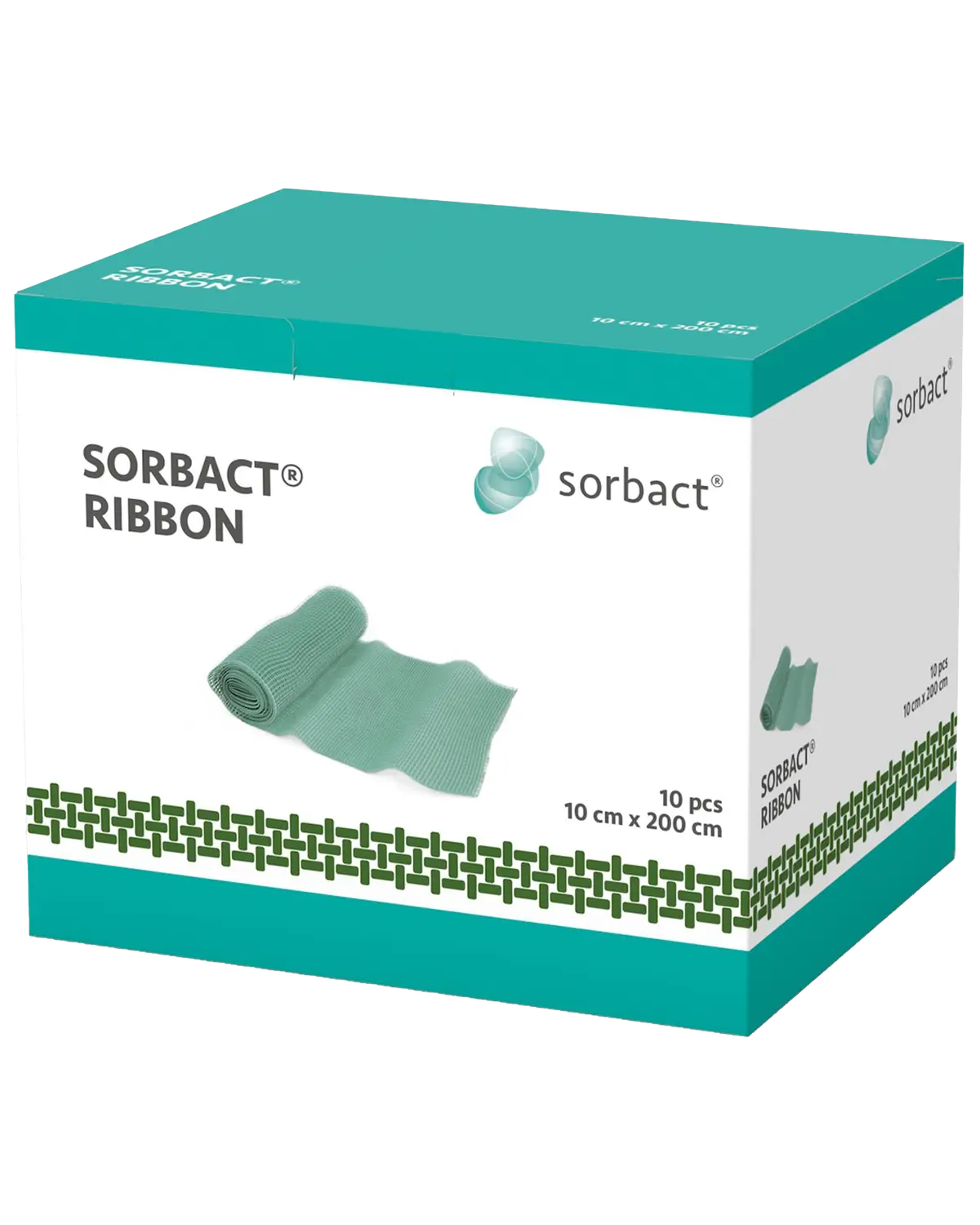 Sorbact gasbind 10 cm x 2 m 10 stk