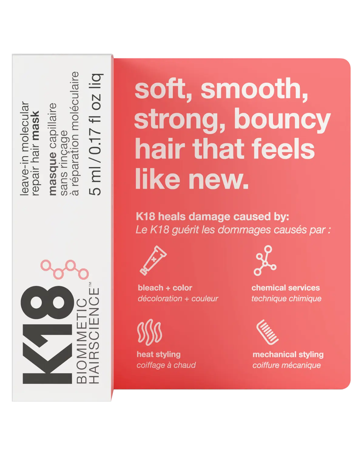 K18 Molecular Repair maske hårkur 5 ml